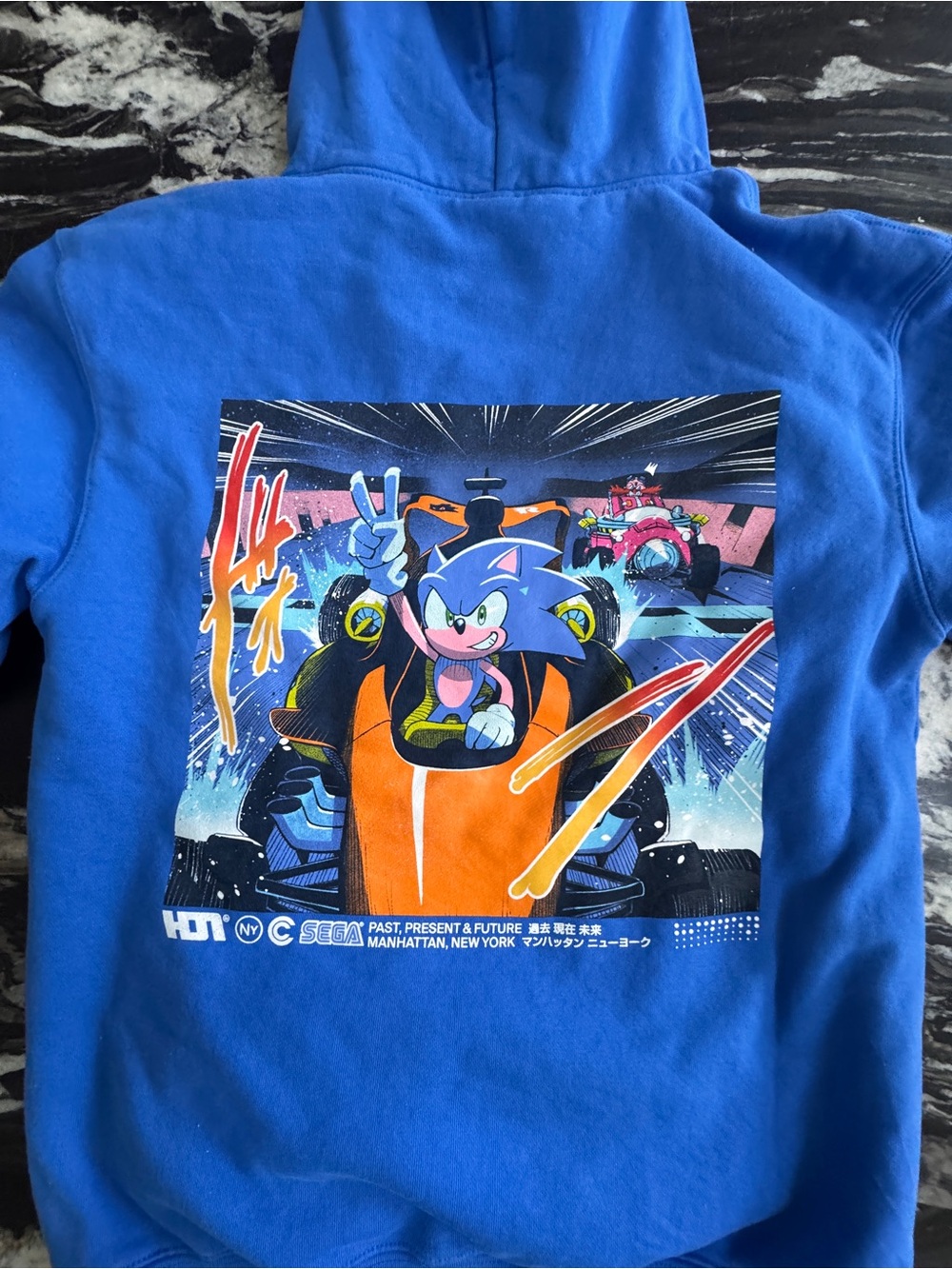 Hidden Factory Team Blue Graphic Hoodie - Picture 6 of 7
